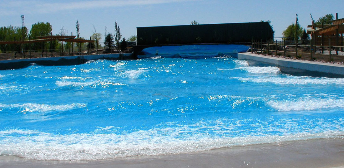Wave Pool - Blower. A wave pool blower is a swimming pool in which there are artificially generated, reasonably large waves, similar to the ocean's. Wave pools are often a major feature of water parks. ATPOOLS has built a lot of wave pool blower in Cebu, Bohol, Manila, Paranaque, Bulacan, Rizal, Laguna, Batangas, Palawan, Surigao, Boracay, Isabela, Baguio, Samar, Cavite and Quezon.